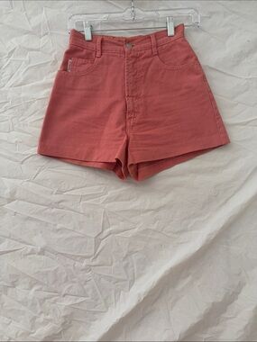 BONGO 90’s Y2K High-Waist Coral Rust Shorts